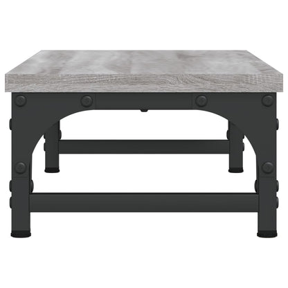 Monitorstandaard 55x23x14 cm bewerkt hout grijs sonoma eiken 55 x 23 x 14 cm Grijs sonoma
