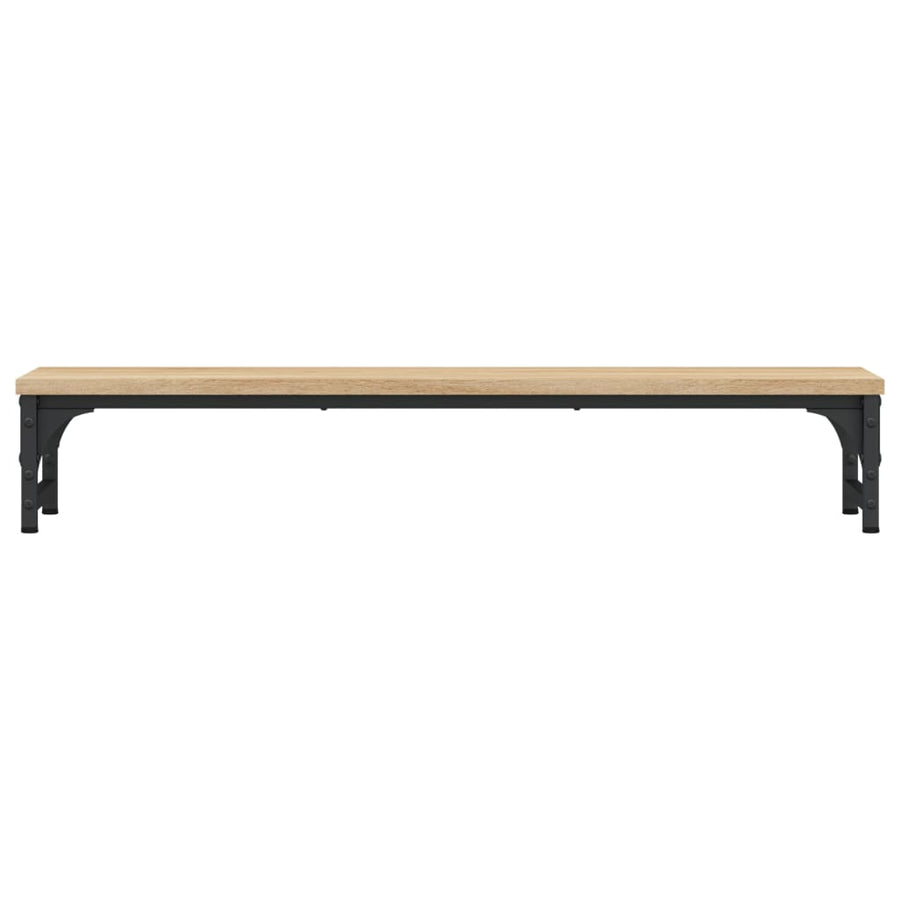 Monitorstandaard 85x23x15,5 cm bewerkt hout sonoma eikenkleurig 85 x 23 x 15.5 cm Sonoma eiken