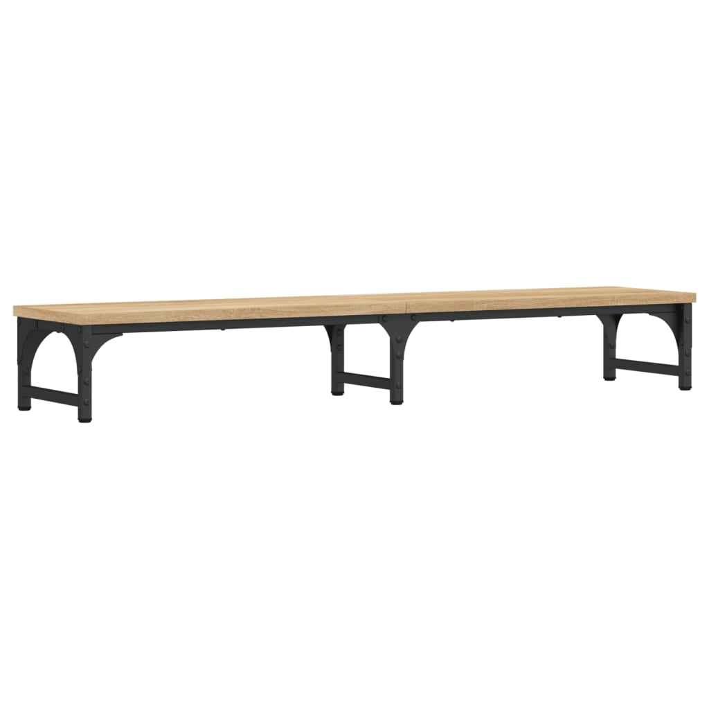 Monitorstandaard 105x23x15,5 cm bewerkt hout sonoma eikenkleur