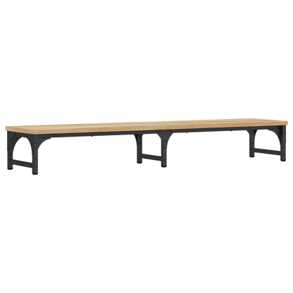 Monitorstandaard 105x23x15,5 cm bewerkt hout sonoma eikenkleur
