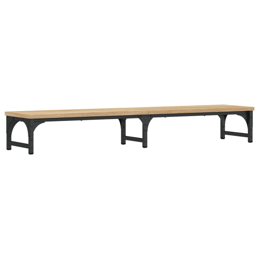 Monitorstandaard 105x23x15,5 cm bewerkt hout sonoma eikenkleur