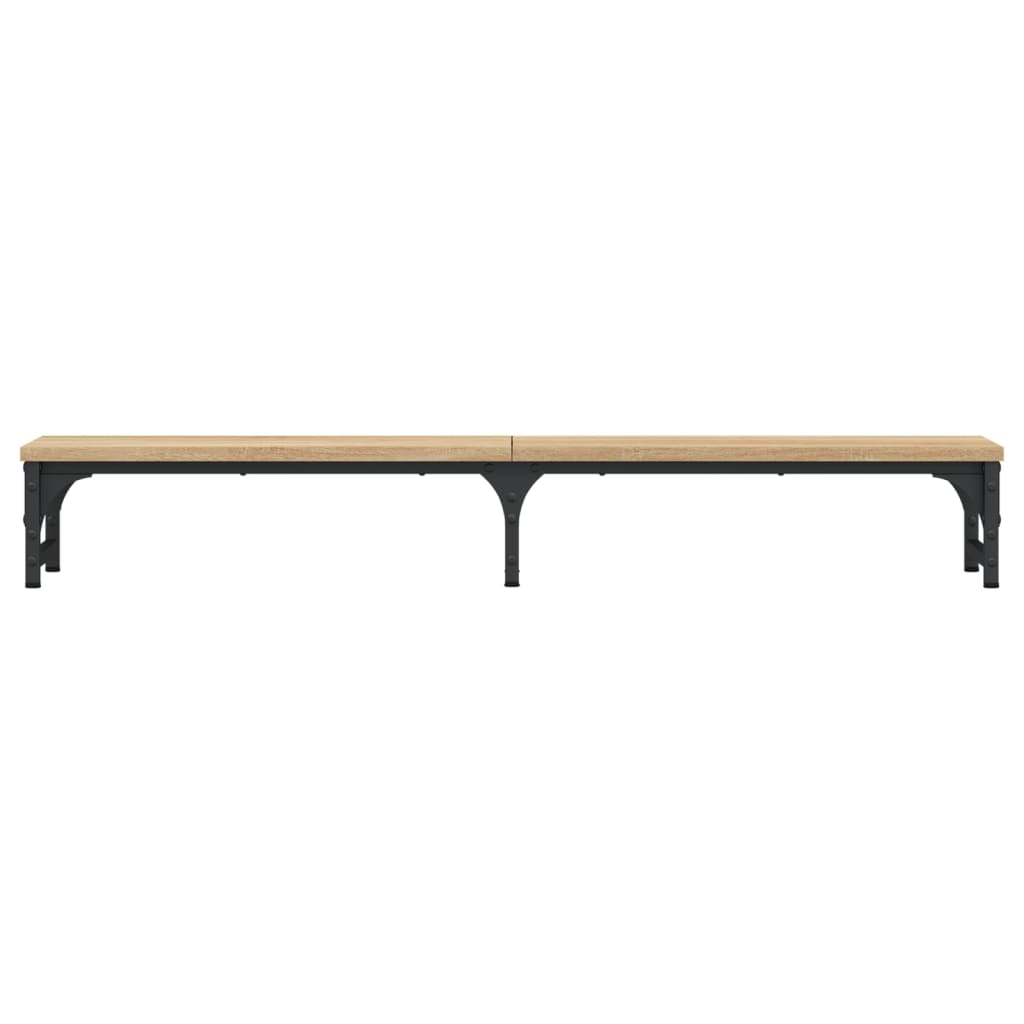 Monitorstandaard 105x23x15,5 cm bewerkt hout sonoma eikenkleur