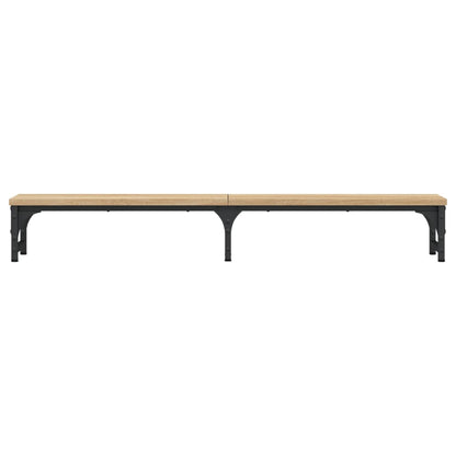 Monitorstandaard 105x23x15,5 cm bewerkt hout sonoma eikenkleur