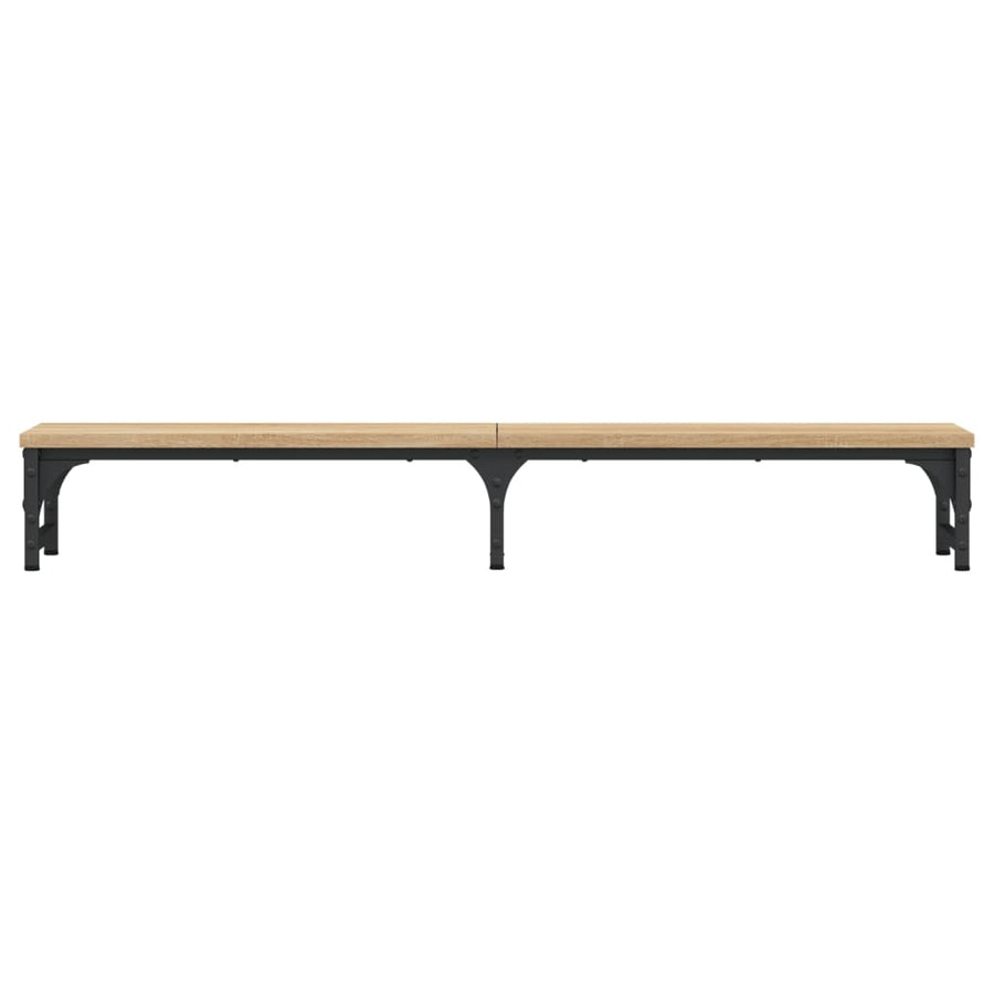 Monitorstandaard 105x23x15,5 cm bewerkt hout sonoma eikenkleur