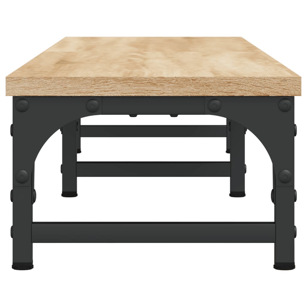 Monitorstandaard 105x23x15,5 cm bewerkt hout sonoma eikenkleur