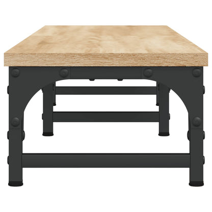 Monitorstandaard 105x23x15,5 cm bewerkt hout sonoma eikenkleur