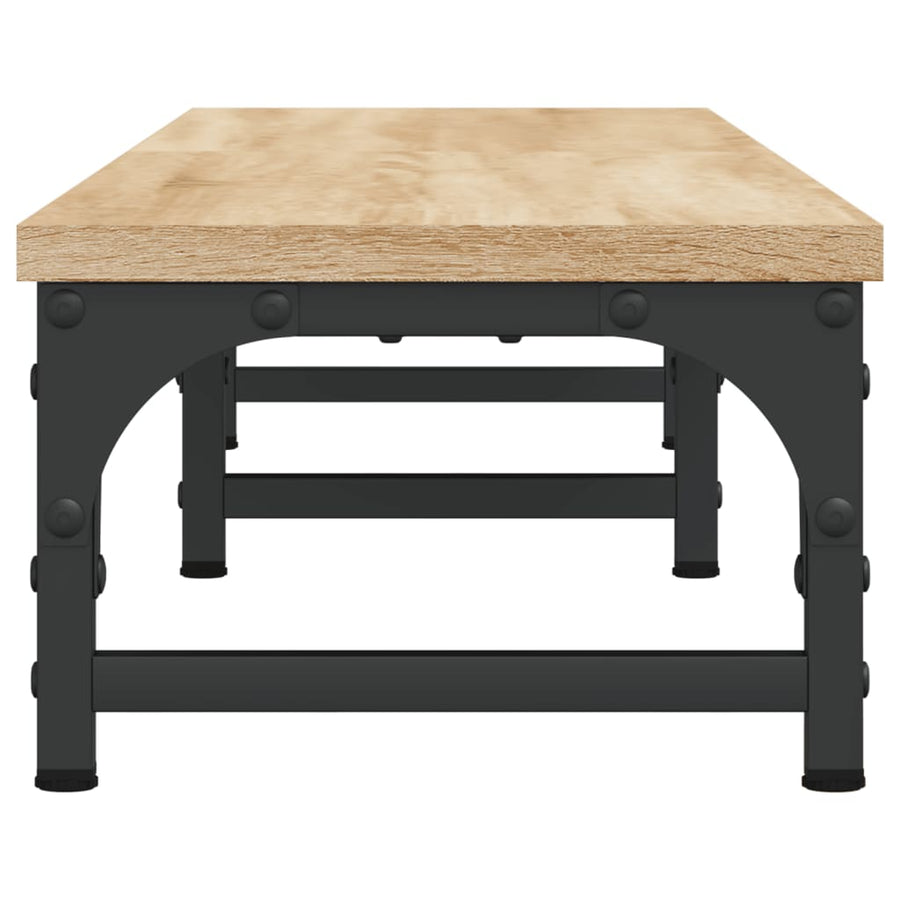 Monitorstandaard 105x23x15,5 cm bewerkt hout sonoma eikenkleur