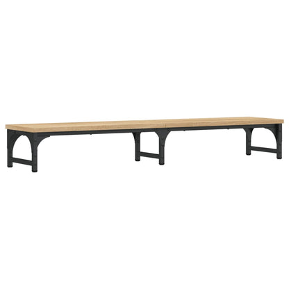 Monitorstandaard 105x23x15,5 cm bewerkt hout sonoma eikenkleur