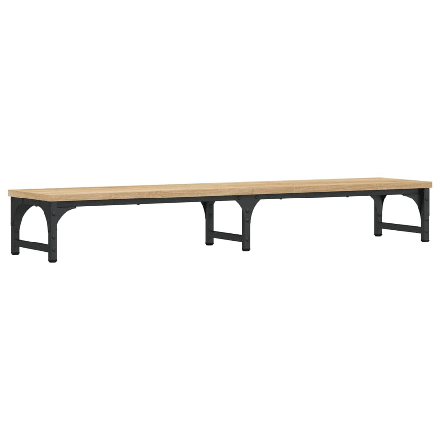 Monitorstandaard 105x23x15,5 cm bewerkt hout sonoma eikenkleur
