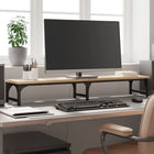 Monitorstandaard 105x23x15,5 cm bewerkt hout