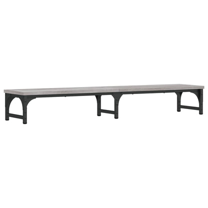 Monitorstandaard 105x23x15,5 cm bewerkt hout grijs sonoma 105 x 23 x 15.5 cm Grijs sonoma