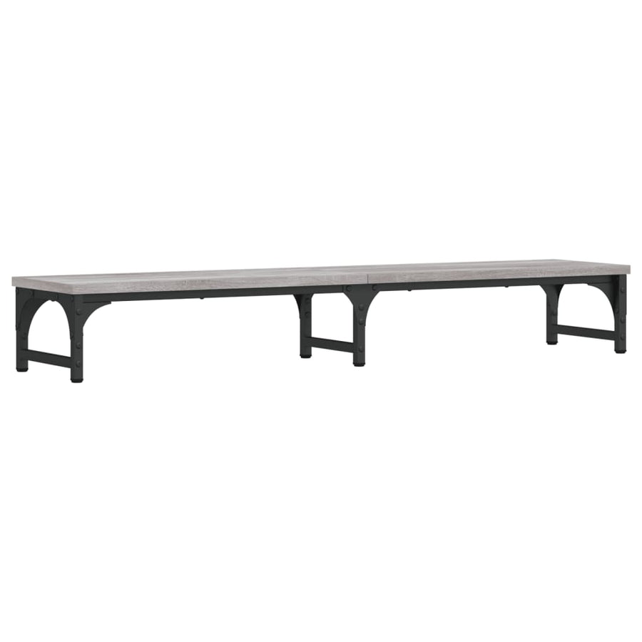 Monitorstandaard 105x23x15,5 cm bewerkt hout grijs sonoma 105 x 23 x 15.5 cm Grijs sonoma