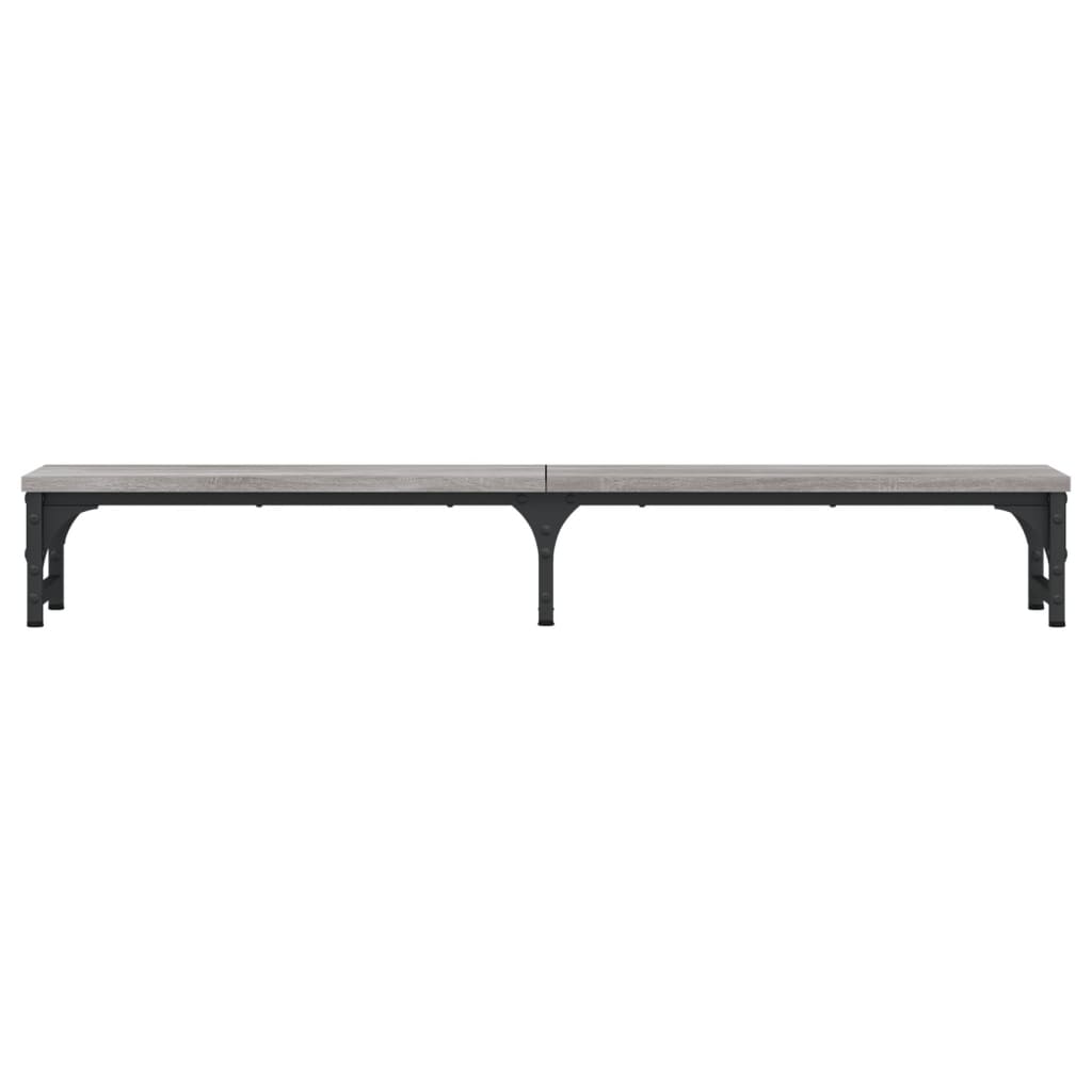 Monitorstandaard 105x23x15,5 cm bewerkt hout grijs sonoma 105 x 23 x 15.5 cm Grijs sonoma