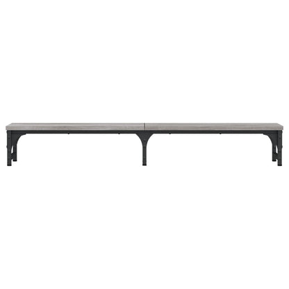 Monitorstandaard 105x23x15,5 cm bewerkt hout grijs sonoma 105 x 23 x 15.5 cm Grijs sonoma