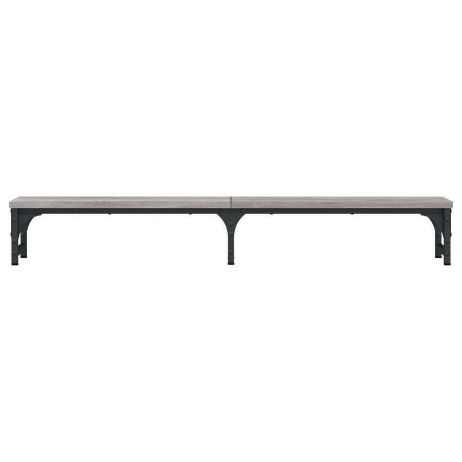 Monitorstandaard 105x23x15,5 cm bewerkt hout grijs sonoma 105 x 23 x 15.5 cm Grijs sonoma