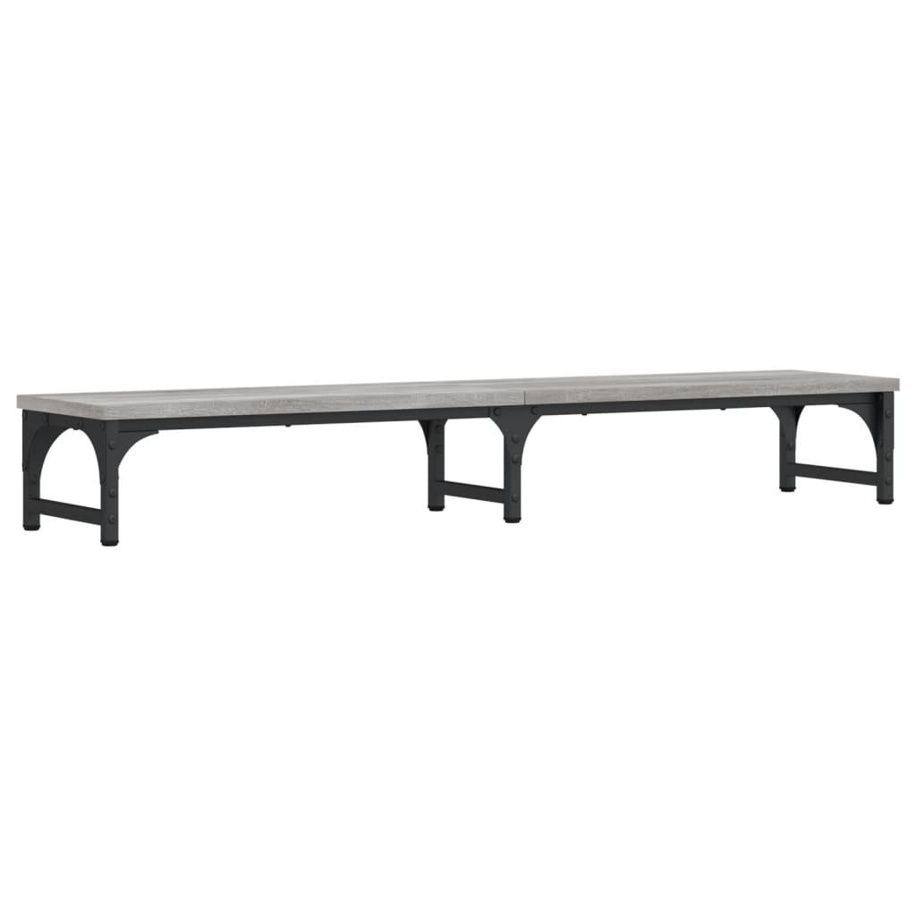Monitorstandaard 105x23x15,5 cm bewerkt hout grijs sonoma 105 x 23 x 15.5 cm Grijs sonoma
