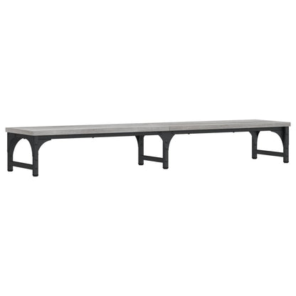 Monitorstandaard 105x23x15,5 cm bewerkt hout grijs sonoma 105 x 23 x 15.5 cm Grijs sonoma