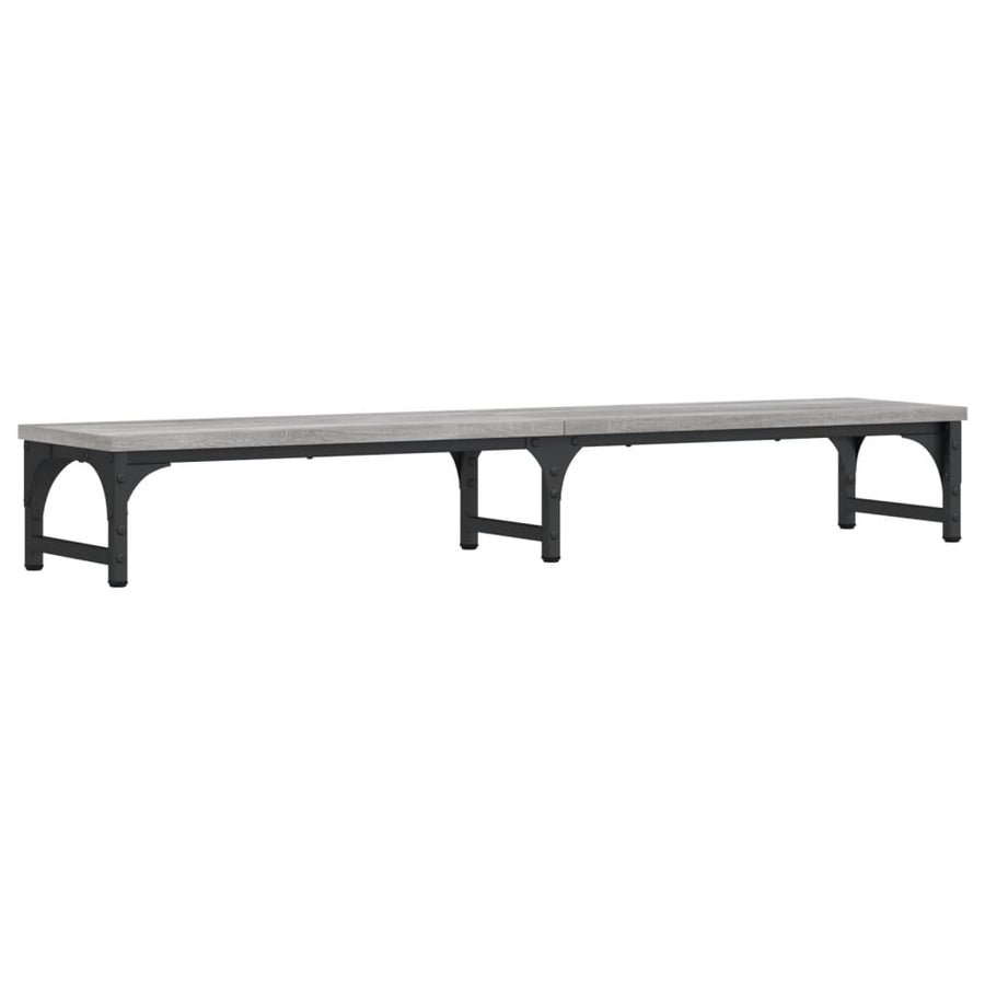 Monitorstandaard 105x23x15,5 cm bewerkt hout grijs sonoma 105 x 23 x 15.5 cm Grijs sonoma