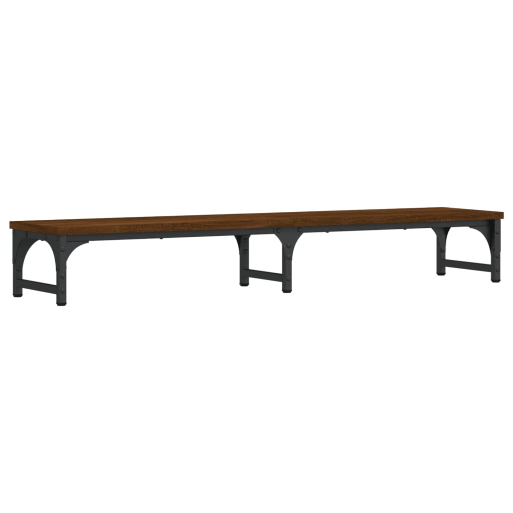 Monitorstandaard 105X23X15,5 Cm Bewerkt Hout 105 x 23 x 15.5 cm bruin eikenkleur