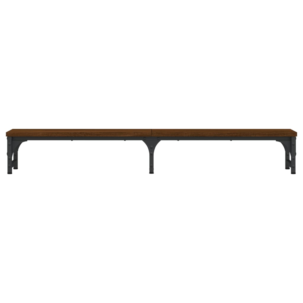 Monitorstandaard 105X23X15,5 Cm Bewerkt Hout 105 x 23 x 15.5 cm bruin eikenkleur