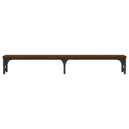 Monitorstandaard 105X23X15,5 Cm Bewerkt Hout 105 x 23 x 15.5 cm bruin eikenkleur