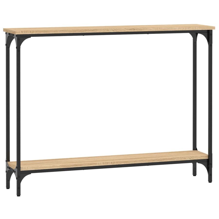Wandtafel 100X22,5X75 Cm Bewerkt Hout Sonoma Eikenkleurig