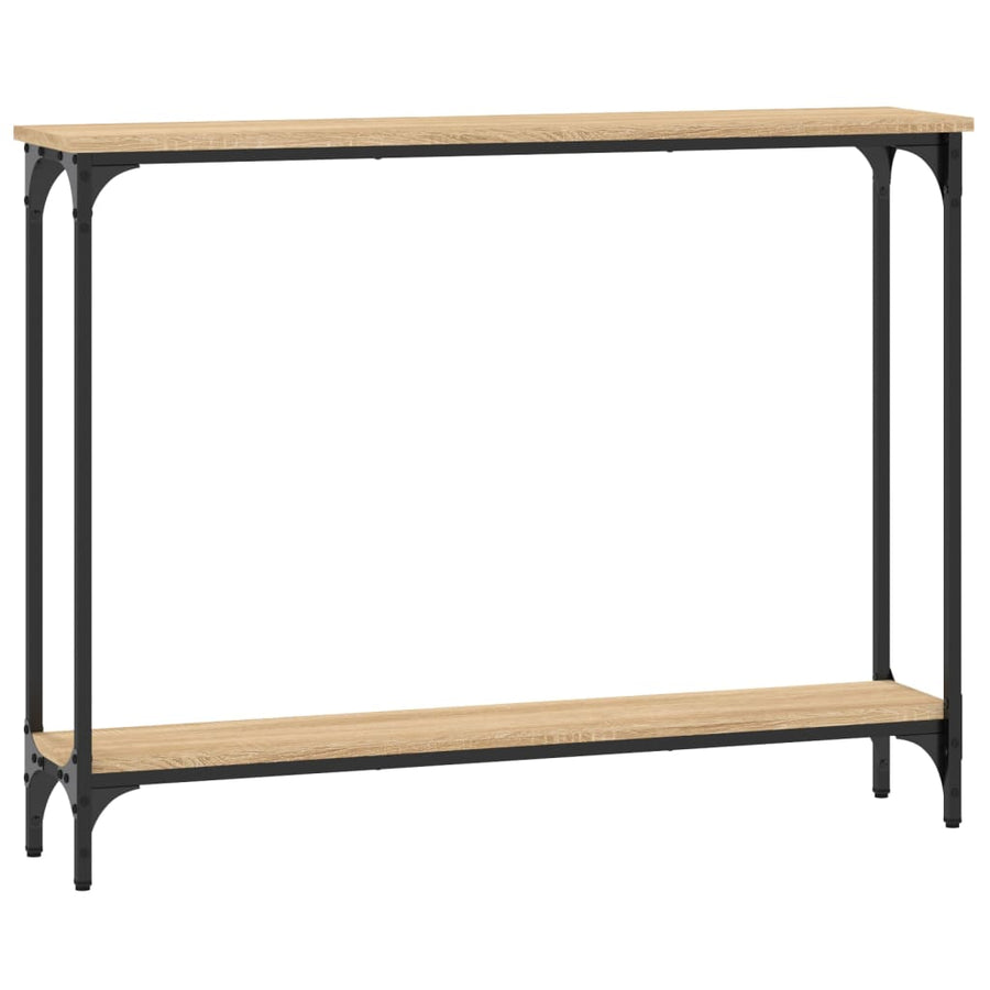 Wandtafel 100X22,5X75 Cm Bewerkt Hout Sonoma Eikenkleurig