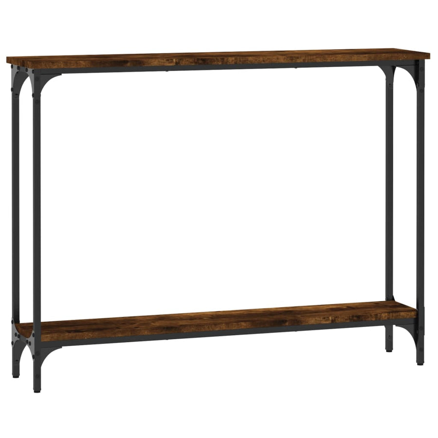 Wandtafel 100X22,5X75 Cm Bewerkt Hout Kleurig Gerookt eiken