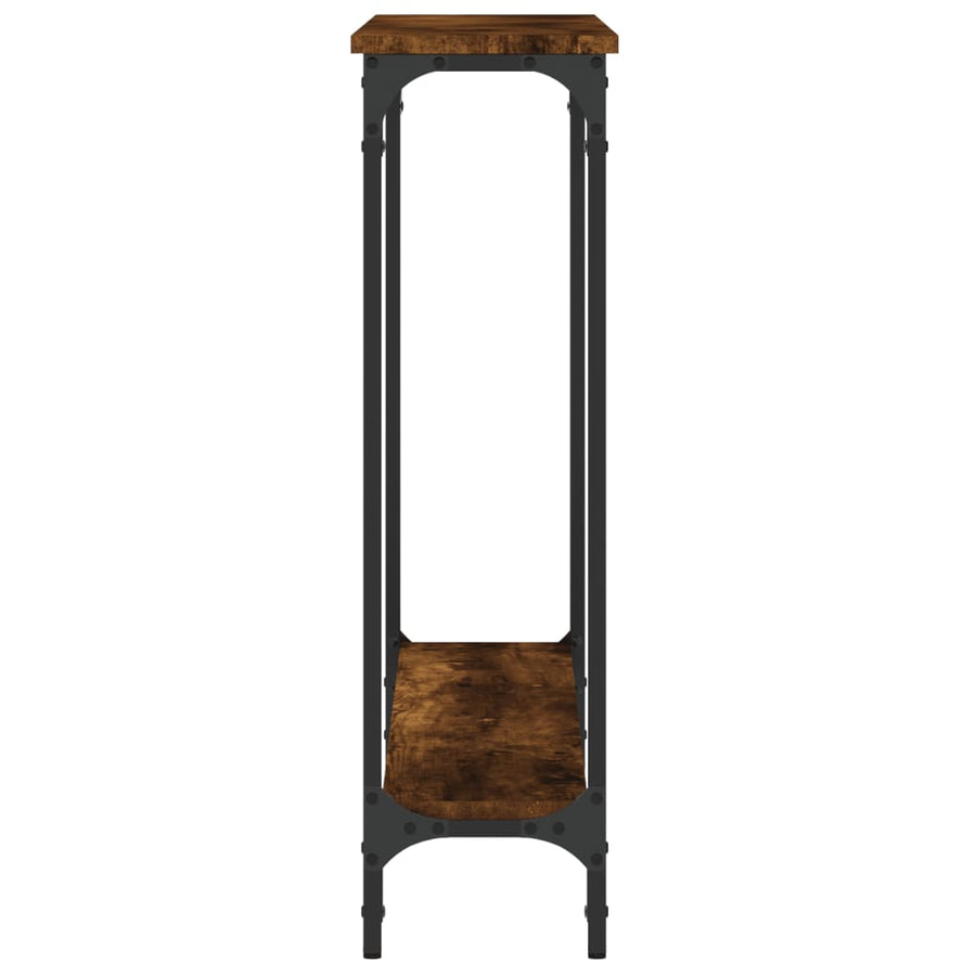 Wandtafel 100X22,5X75 Cm Bewerkt Hout Kleurig Gerookt eiken
