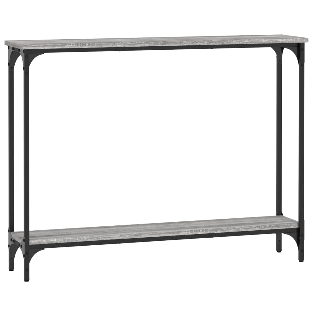 Wandtafel 100X22,5X75 Cm Bewerkt Hout Eikenkleurig Grijs sonoma