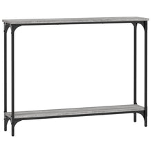 Wandtafel 100X22,5X75 Cm Bewerkt Hout Eikenkleurig Grijs sonoma