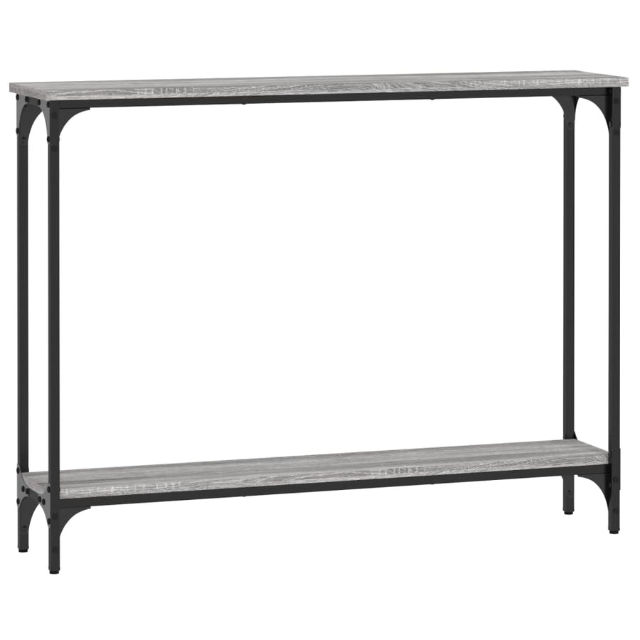 Wandtafel 100X22,5X75 Cm Bewerkt Hout Eikenkleurig Grijs sonoma