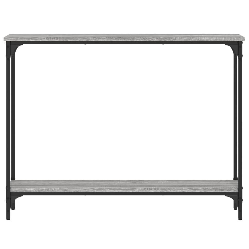 Wandtafel 100X22,5X75 Cm Bewerkt Hout Eikenkleurig Grijs sonoma