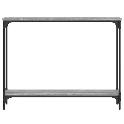 Wandtafel 100X22,5X75 Cm Bewerkt Hout Eikenkleurig Grijs sonoma