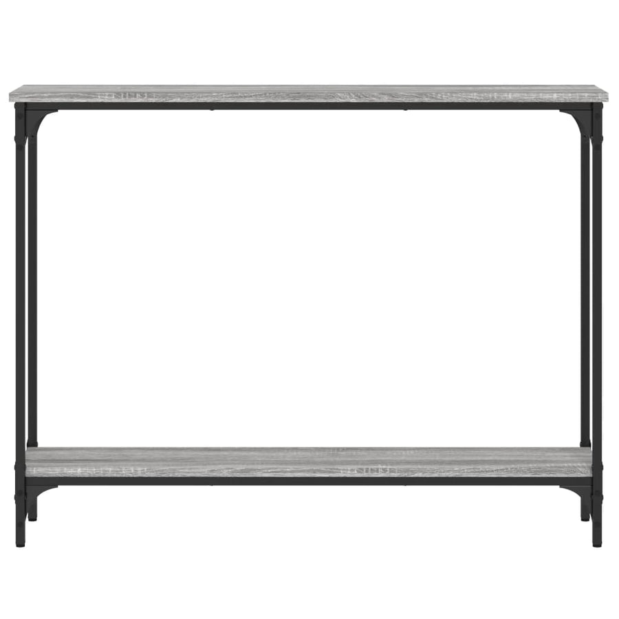 Wandtafel 100X22,5X75 Cm Bewerkt Hout Eikenkleurig Grijs sonoma