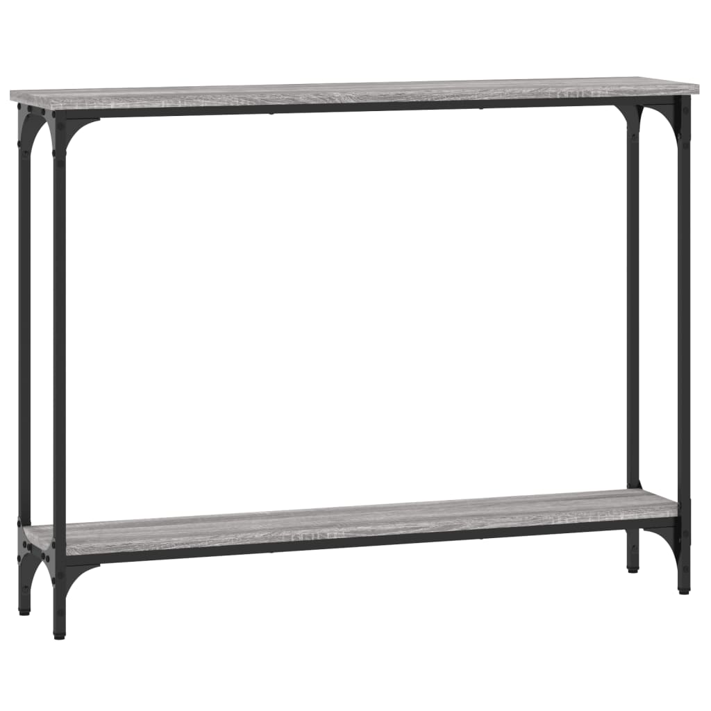 Wandtafel 100X22,5X75 Cm Bewerkt Hout Eikenkleurig Grijs sonoma
