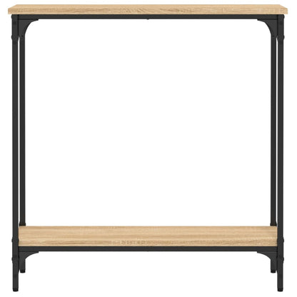 Wandtafel 75X22,5X75 Cm Bewerkt Hout Sonoma Eikenkleurig