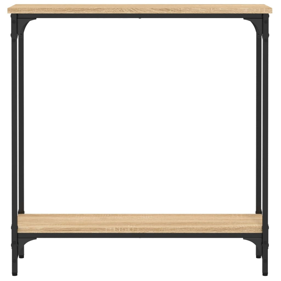 Wandtafel 75X22,5X75 Cm Bewerkt Hout Sonoma Eikenkleurig
