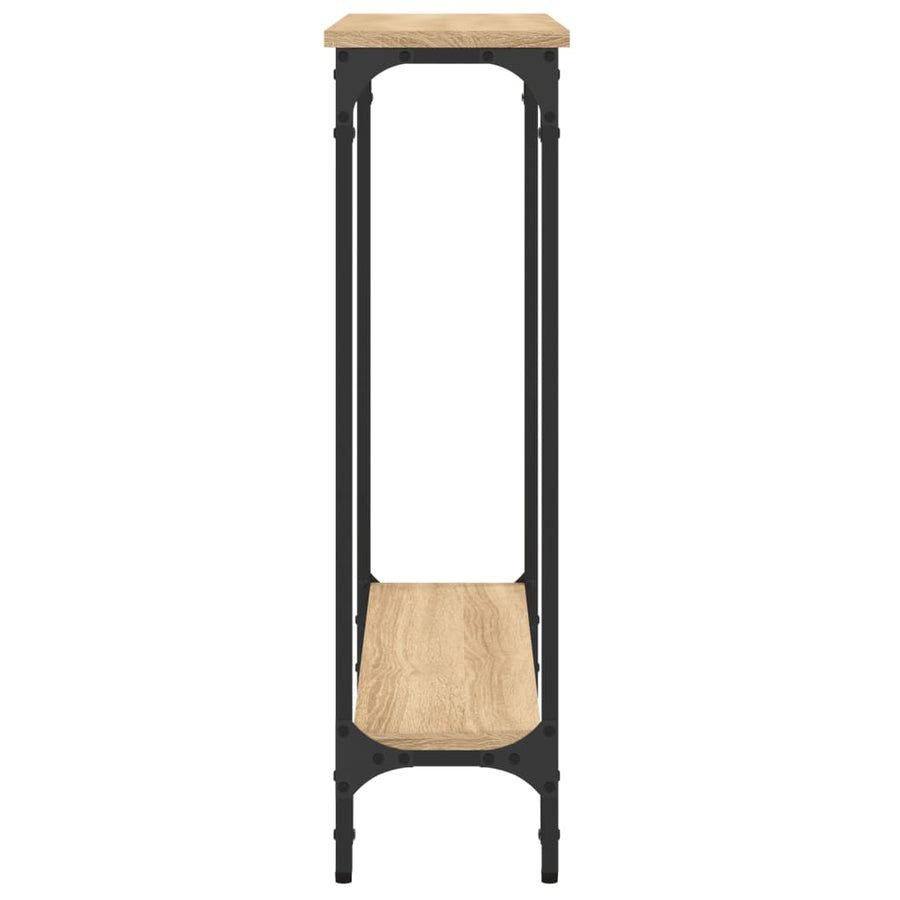 Wandtafel 75X22,5X75 Cm Bewerkt Hout Sonoma Eikenkleurig