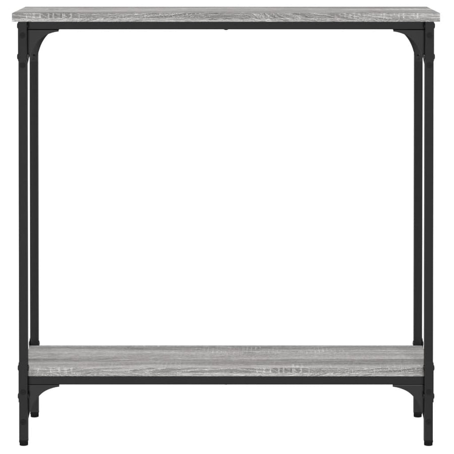 Wandtafel 75x22,5x75 cm bewerkt hout grijs sonoma eikenkleurig