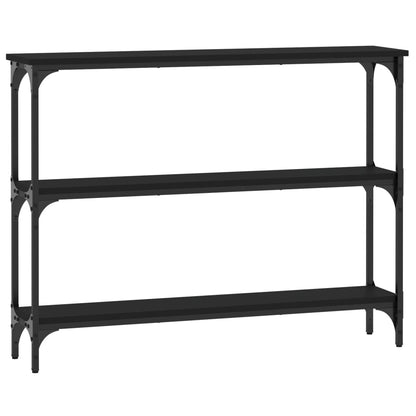 Wandtafel 100X22,5X75 Cm Bewerkt Hout Zwart