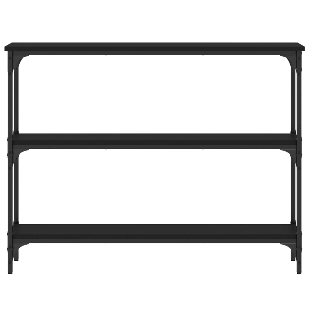 Wandtafel 100X22,5X75 Cm Bewerkt Hout Zwart