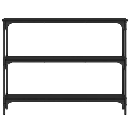 Wandtafel 100X22,5X75 Cm Bewerkt Hout Zwart