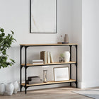Wandtafel 100x22,5x75 cm sonoma eiken bewerkt hout