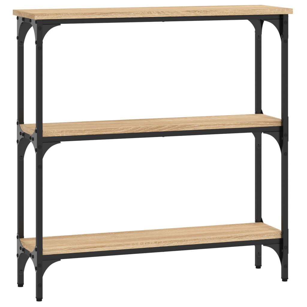Wandtafel 75X22,5X75 Cm Bewerkt Hout Sonoma Eikenkleurig