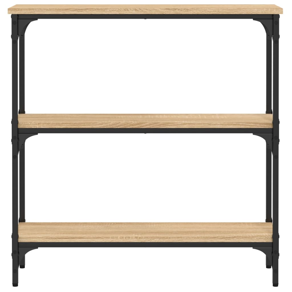 Wandtafel 75X22,5X75 Cm Bewerkt Hout Sonoma Eikenkleurig