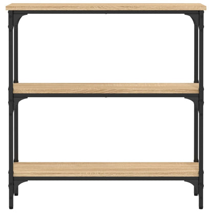 Wandtafel 75X22,5X75 Cm Bewerkt Hout Sonoma Eikenkleurig
