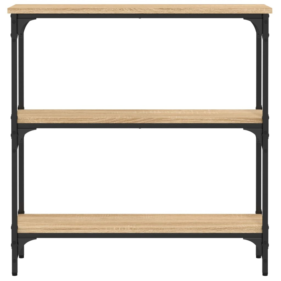 Wandtafel 75X22,5X75 Cm Bewerkt Hout Sonoma Eikenkleurig