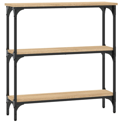 Wandtafel 75X22,5X75 Cm Bewerkt Hout Sonoma Eikenkleurig
