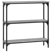 Wandtafel 75X22,5X75 Cm Bewerkt Hout Grijs Sonoma Eikenkleurig
